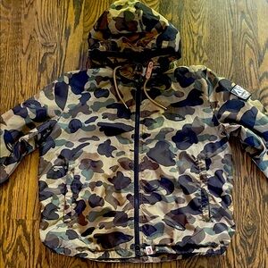 A Bathing Ape Camouflage Hooded Jacket